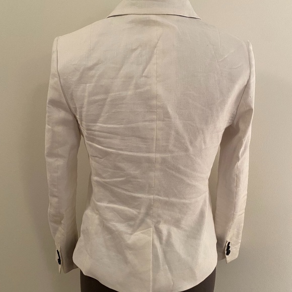 Banana Republic White Linen Blazer - Picture 3 of 4